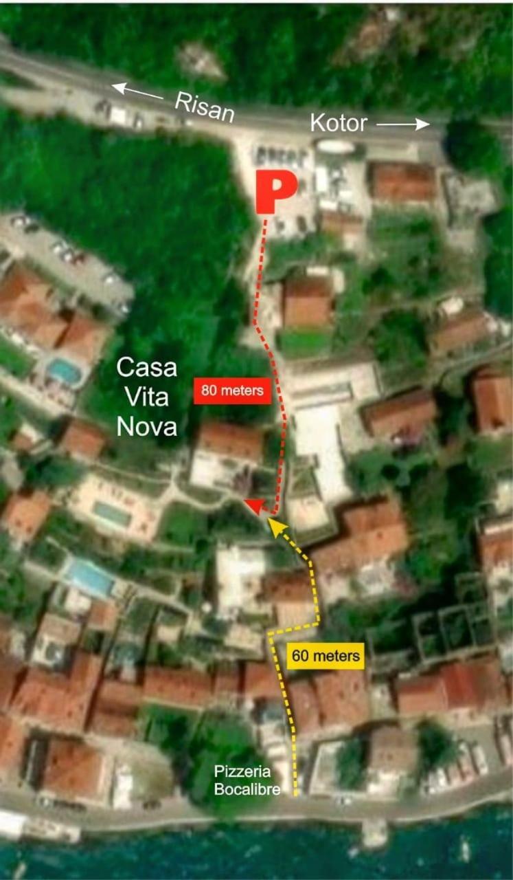 Casa Vita Nova Perast Exterior foto